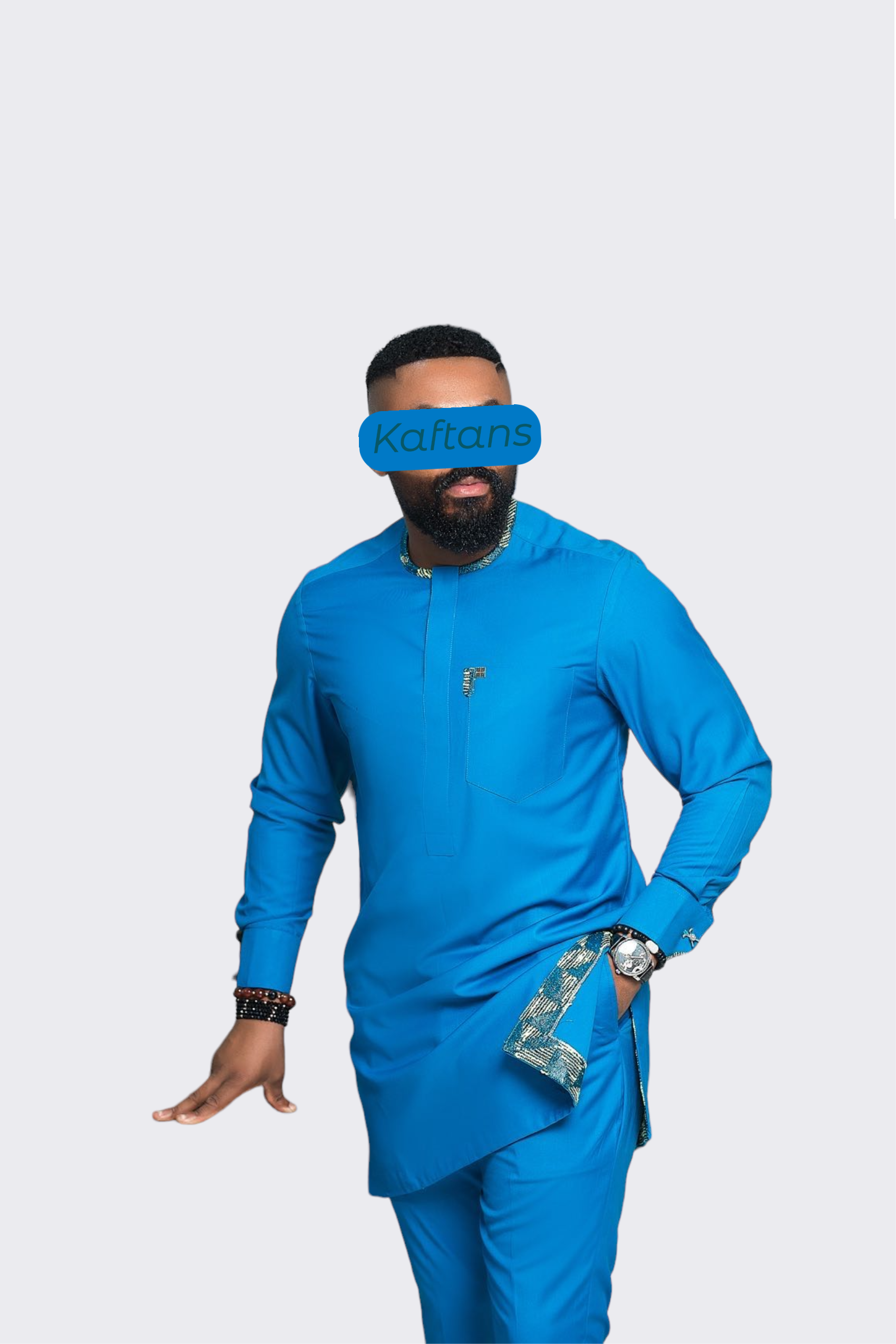 Aqua Blue Kaftan Set - Threadmor - Find a Tailor, Shop Ethnic ...